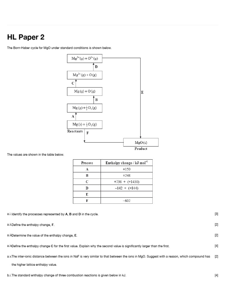 Markscheme HL Paper2 | PDF