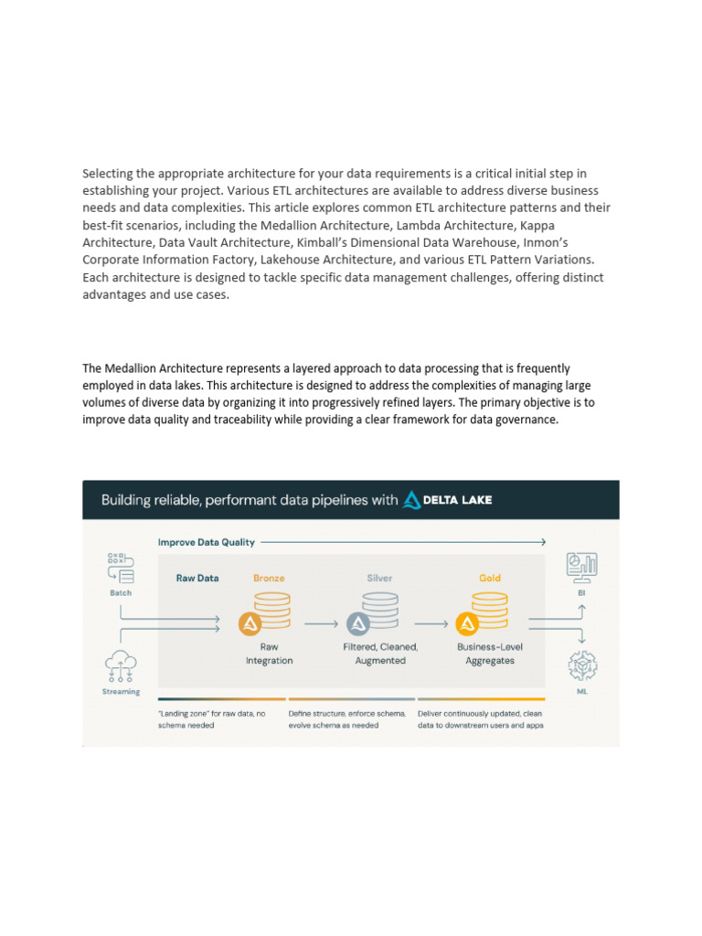 Medallion Architecture PDF | PDF