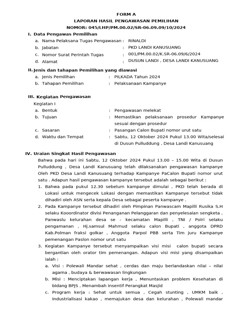 045.form A Lankas 12 Oktober 2024 | PDF
