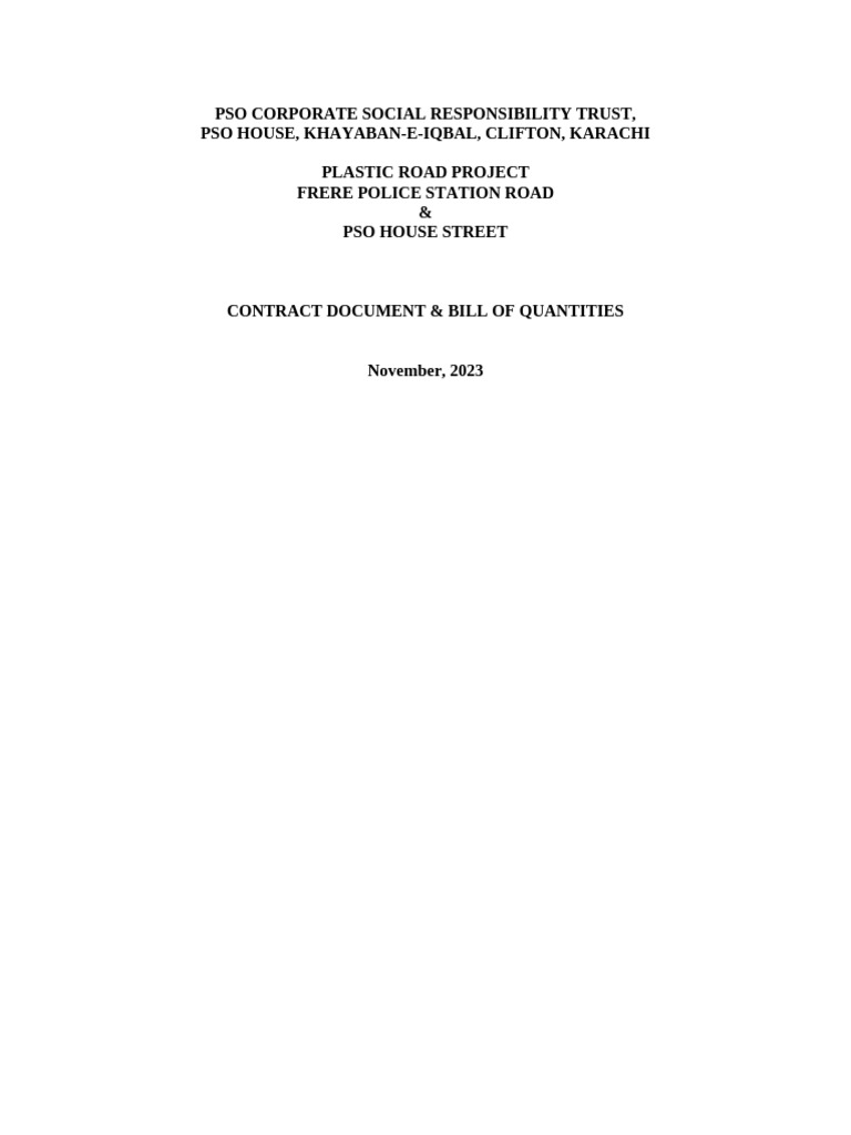 Revised Specification 0 Boq Pdf