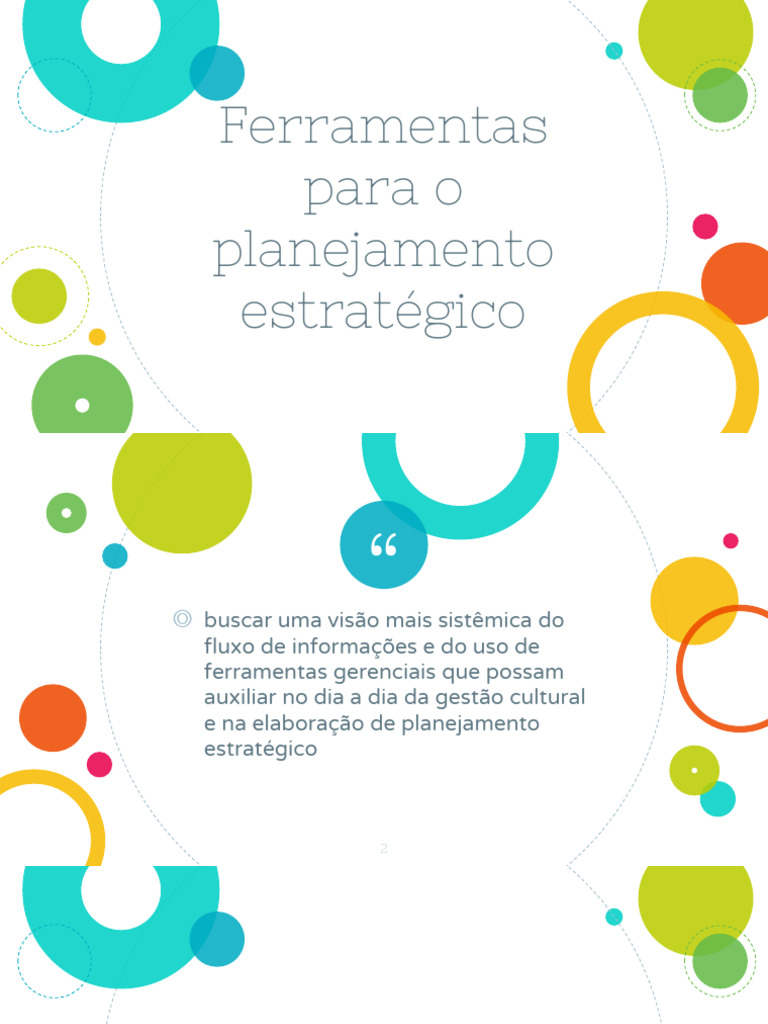 Ferramentas de Planejamento Estratégico | PDF