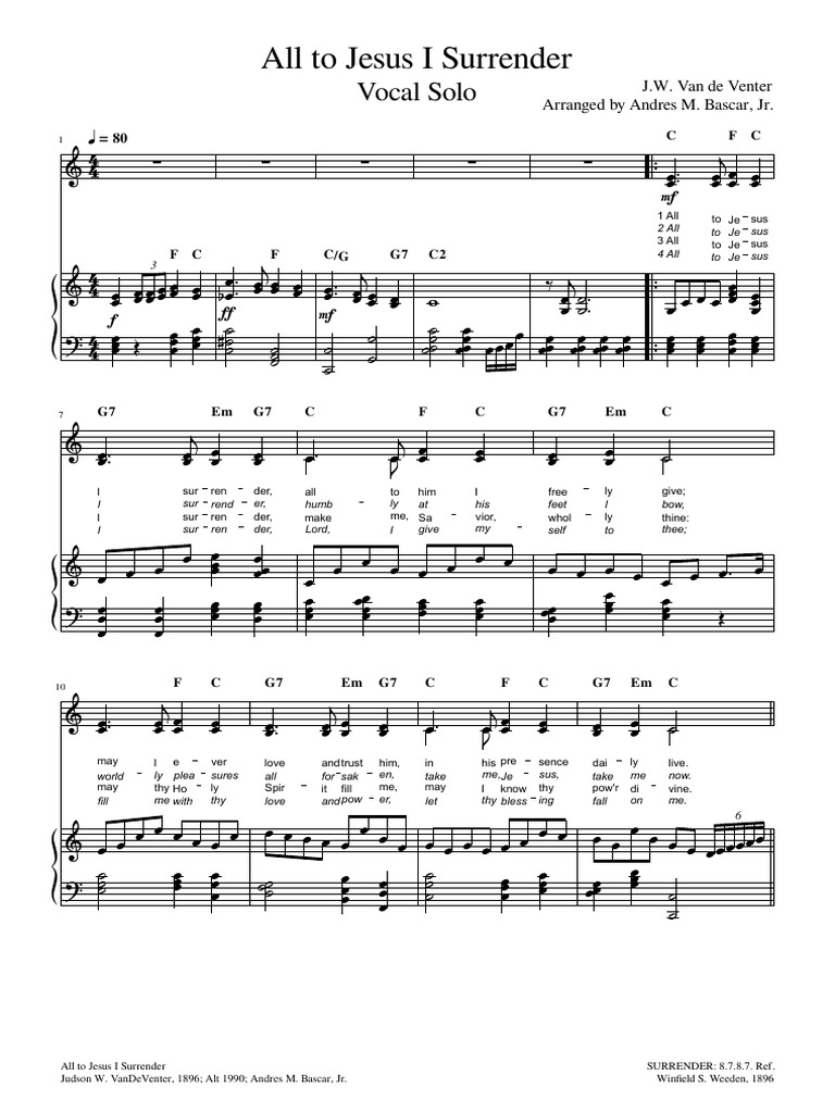 All to jesus i surrender mscz with vocal2 pdf