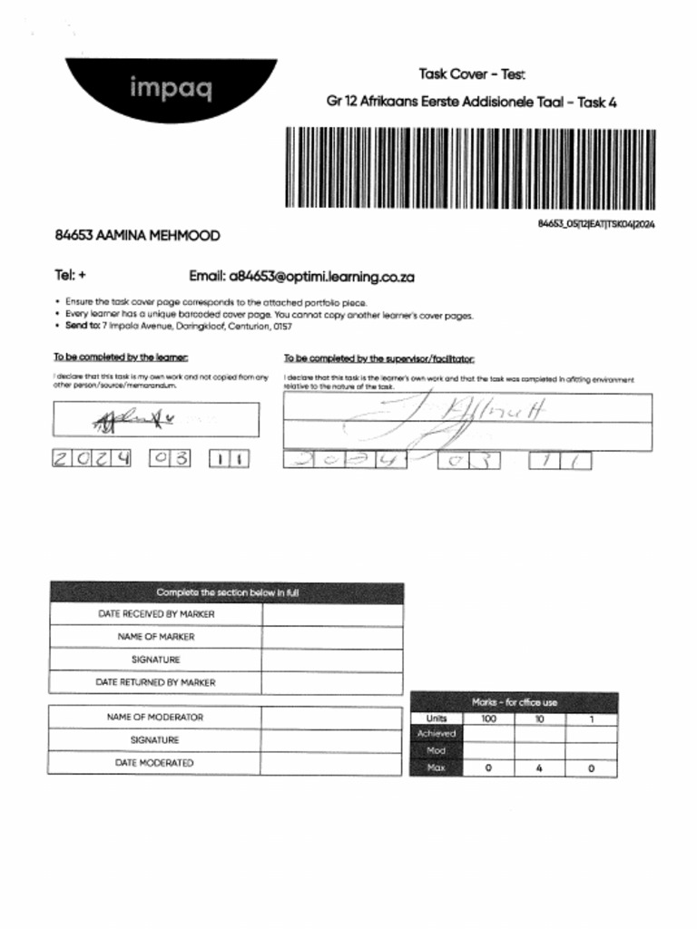 Afr 4 | PDF