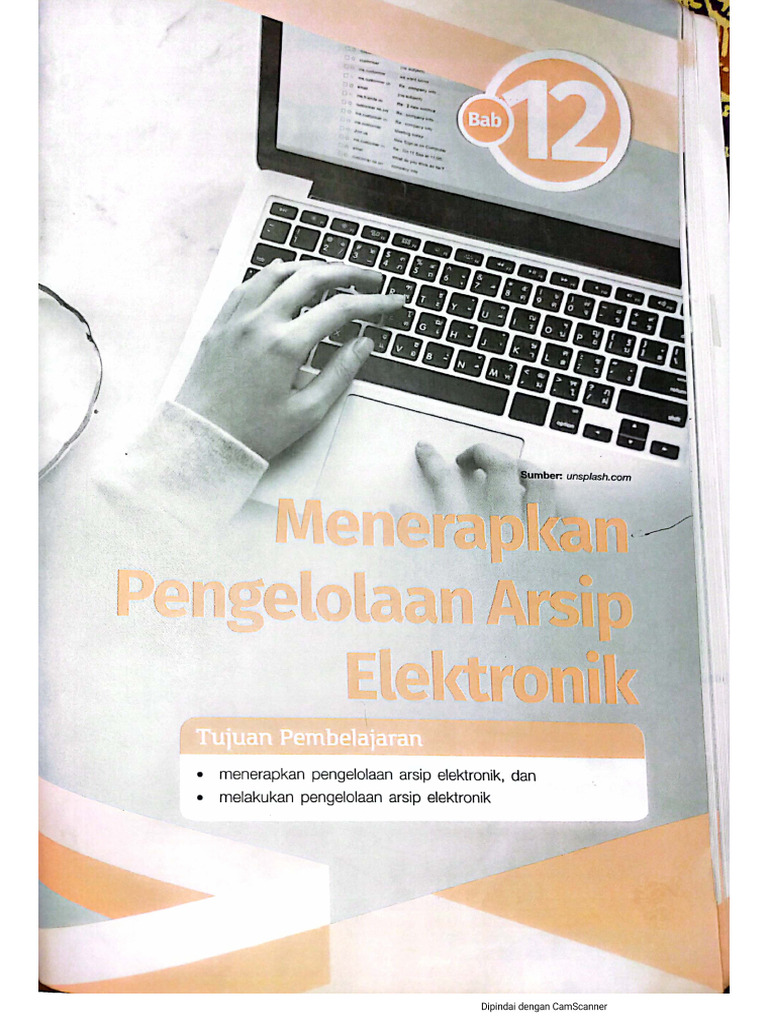 Bab 12 Menerapkan Pengelolaan Arsip Elektronik | PDF