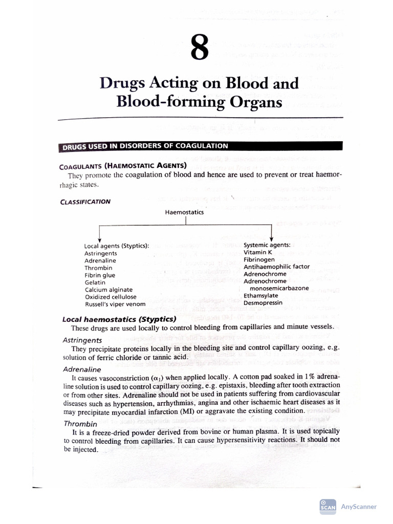 Blood and Blood Forming Organs | PDF