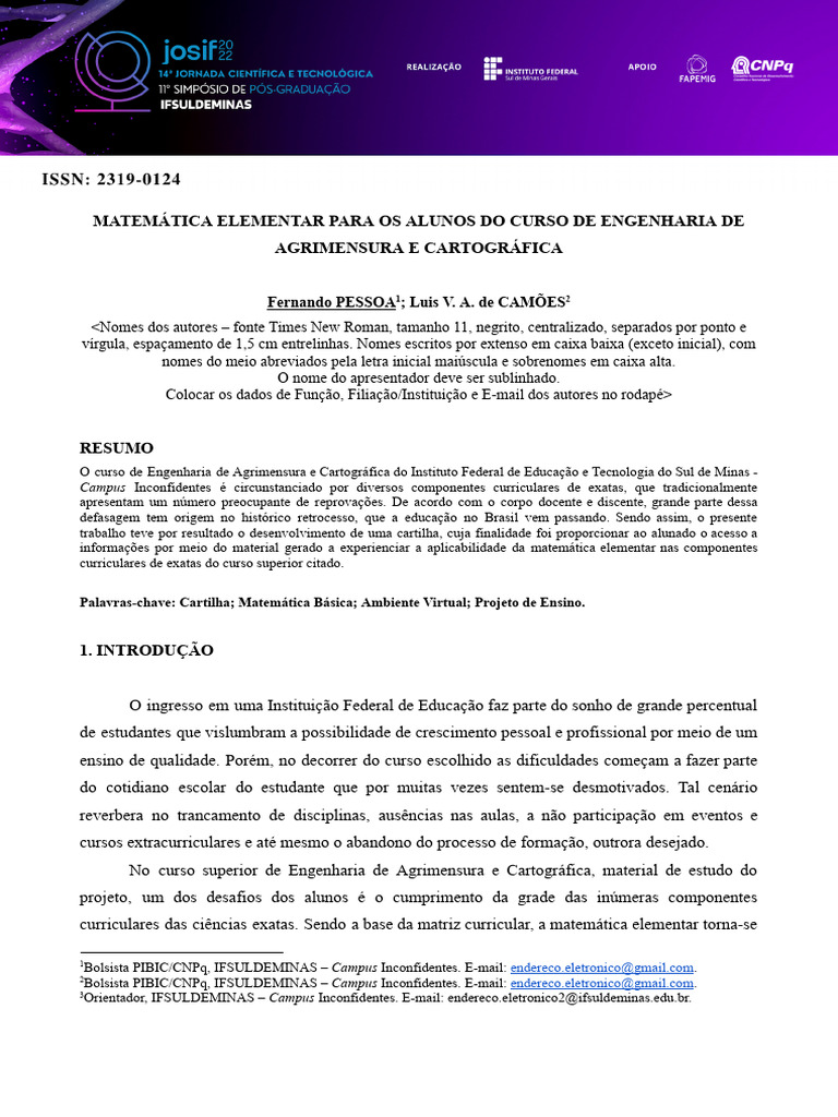 Matematica Elementar para Alunos Do Curso de EAC | PDF