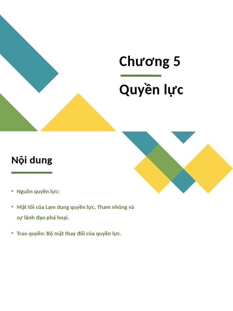 Chương 5 | PDF