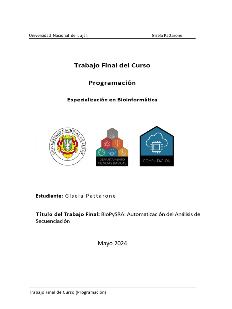 TP Programacion UnLu Gisela-Pattarone | PDF
