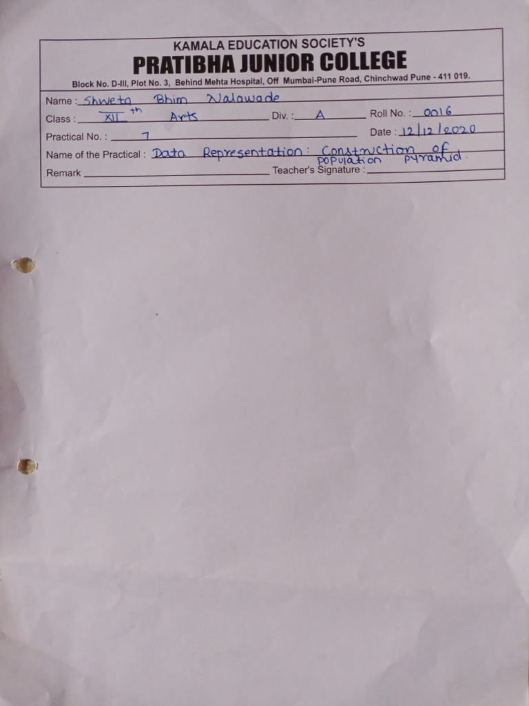 Geography Practical No 7 | PDF