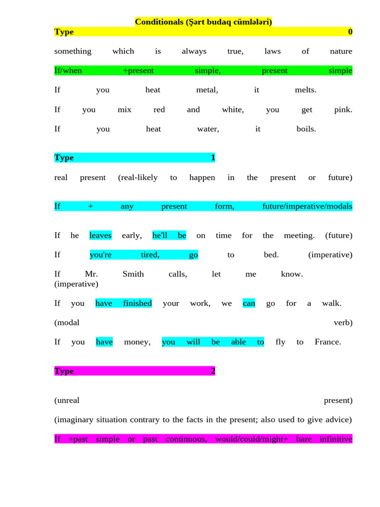 Conditionals | PDF