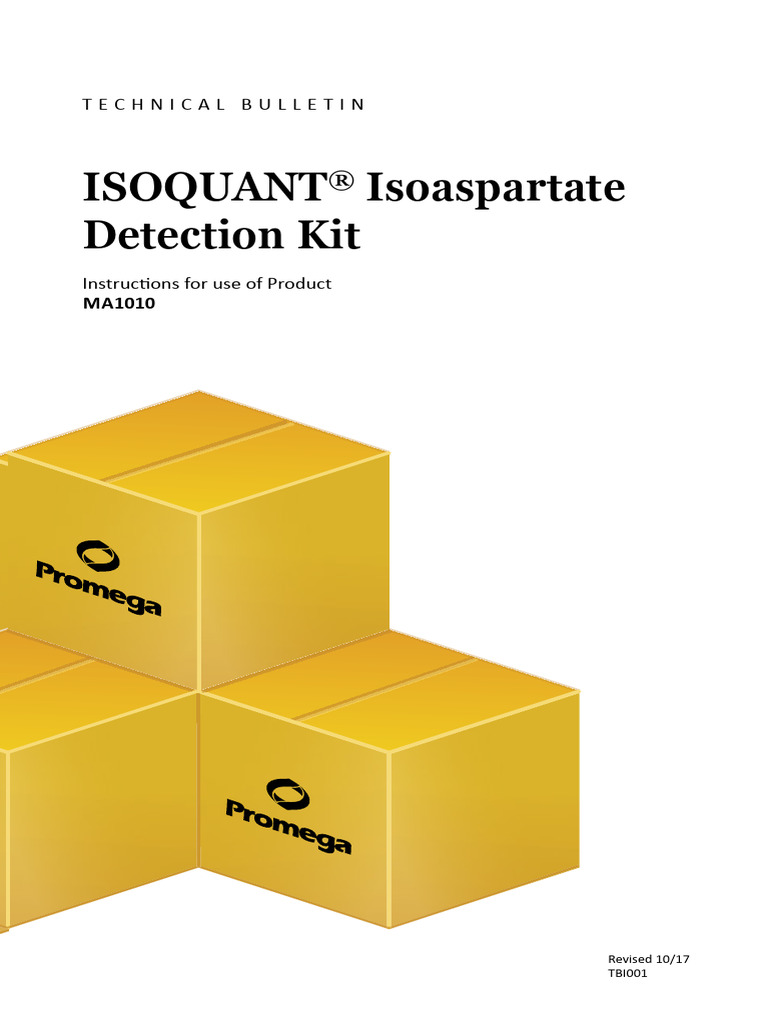 ISOQUANT Isoaspartate Detection Kit TBI001 | PDF