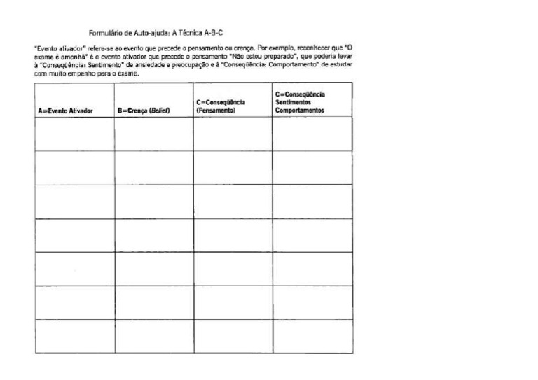 Formulario ABC | PDF
