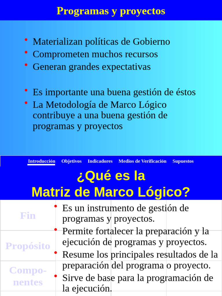Cómo Hacer Un Marco Lógico | PDF