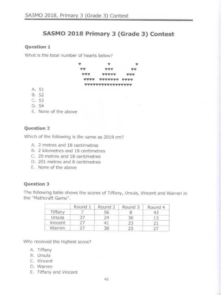 Sasmo P3 M 2018 | PDF
