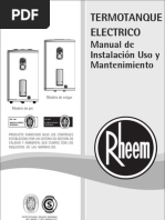 Download Manual Termotanques Rheem - Linea Electrica1 by Diego Deciancio SN78066671 doc pdf