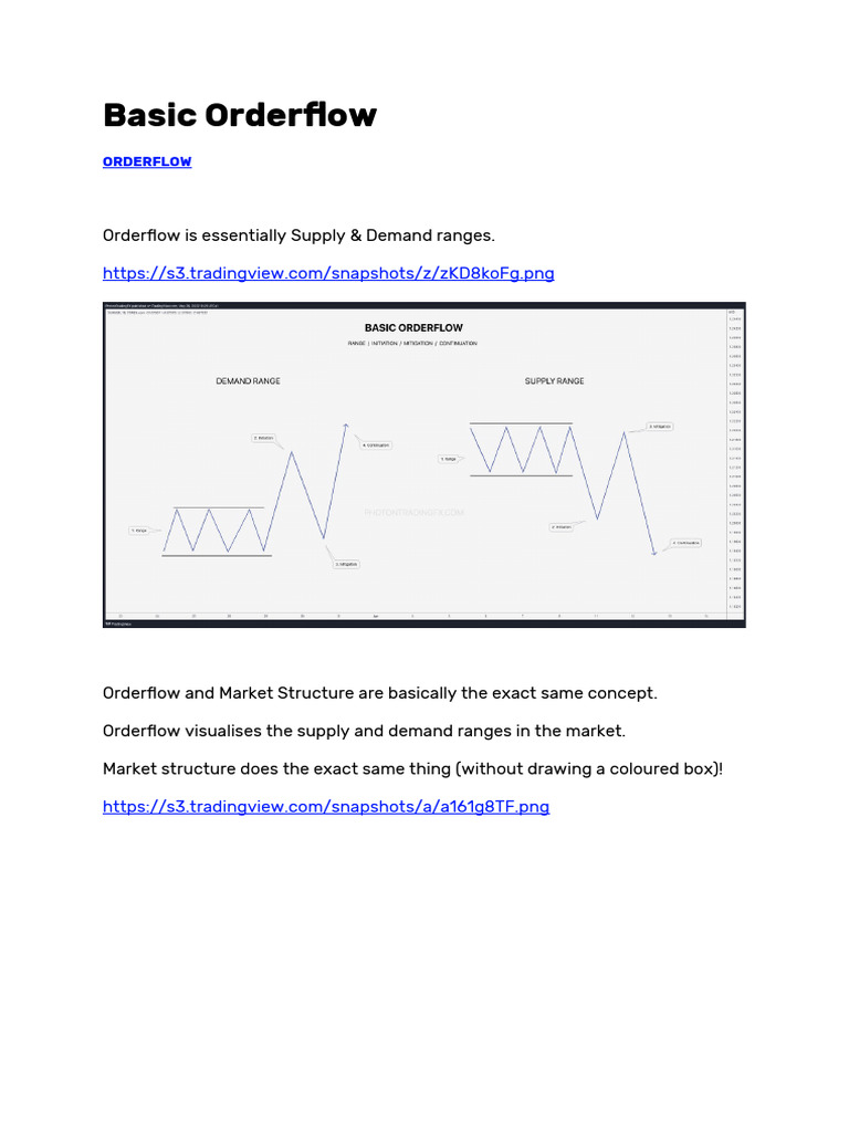 Basic Orderflow | PDF