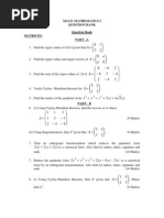 Anna University Maths Question Bank