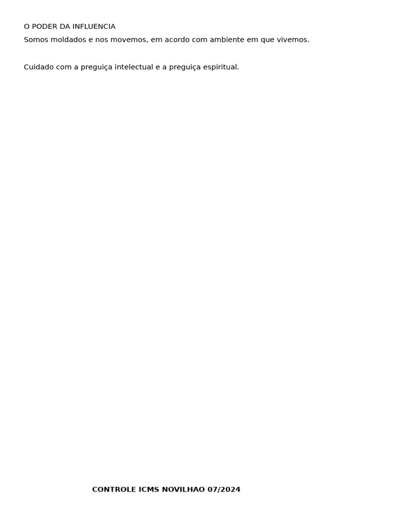 O Poder Da Influencia Pdf