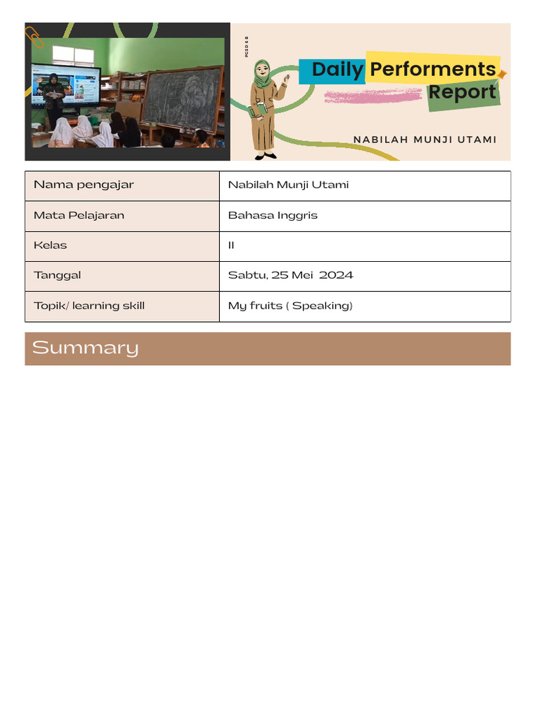 Daily Report | PDF