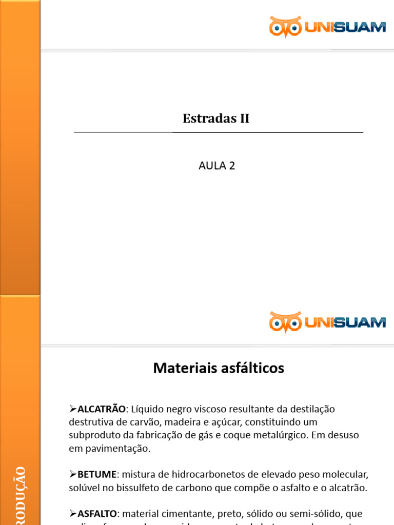 Estradas II - Aula 2 | PDF