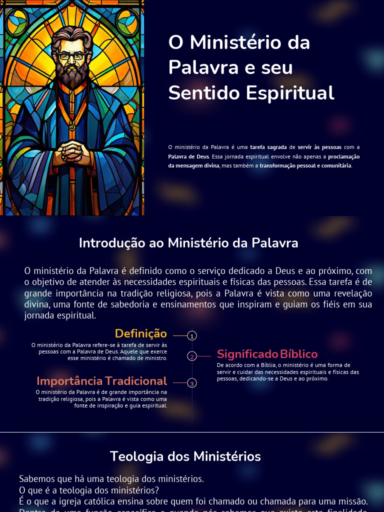 O Ministério Da Palavra e Sua Espiritualidade | PDF