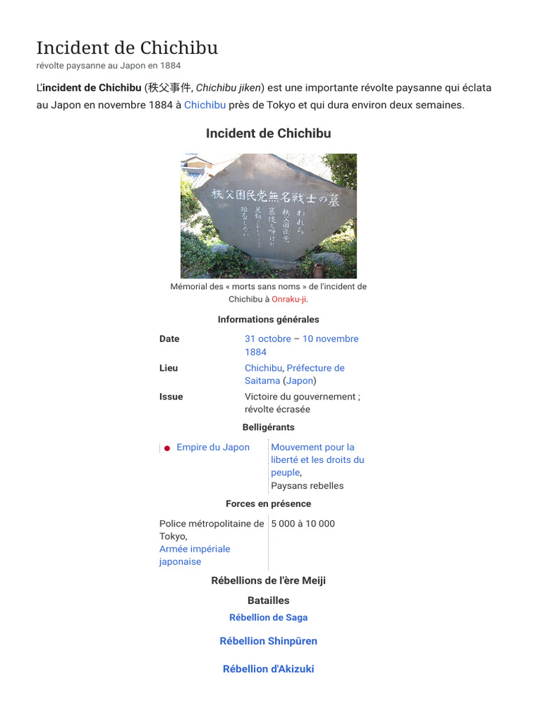 Incident de Chichibu Wikipédia PDF