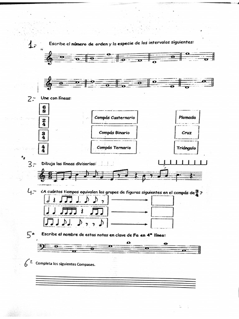 Examen Música | PDF