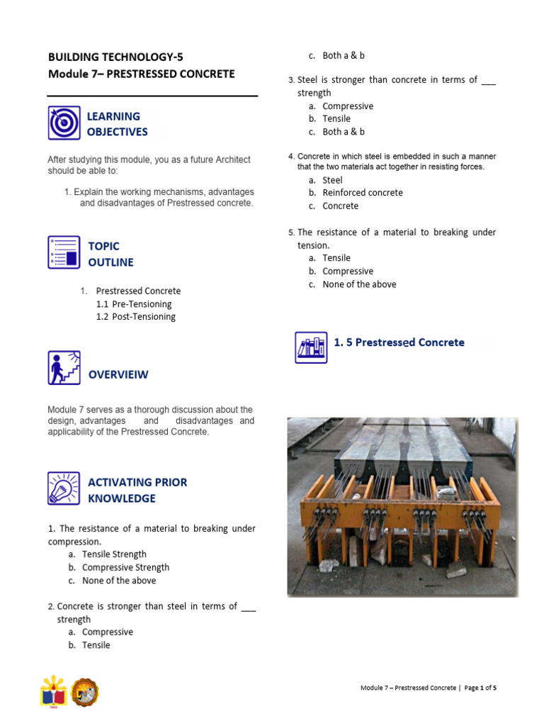 Understanding Prestressed Concrete Methods | PDF | Prestressed Concrete ...