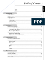 Projector Manual Optoma H31