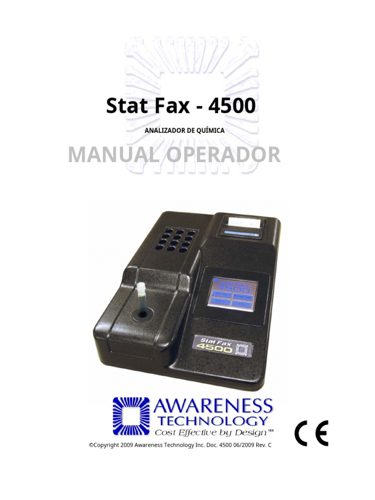 Awareness Stat Fax 4500ES | PDF | Fuente de alimentación | Tecnología