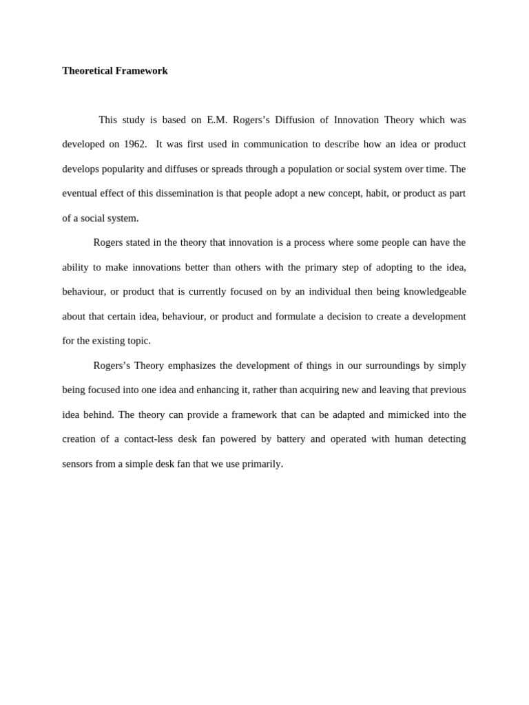 Theoretical and Conceptual Framework | PDF