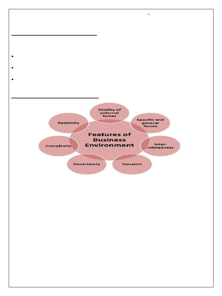 BST Chapter 3 Business Environment Notes | PDF