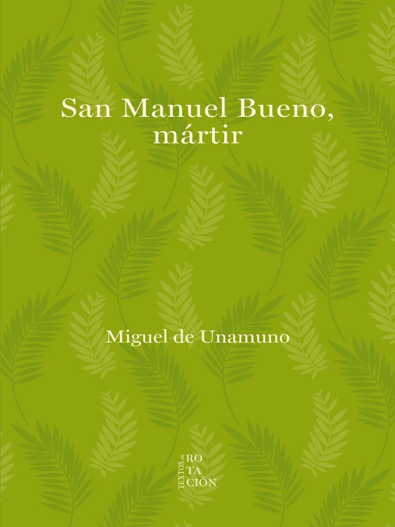 San Manuel Bueno Martir PDF - 1