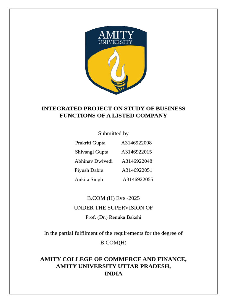 Business Finance - Abhinav | PDF