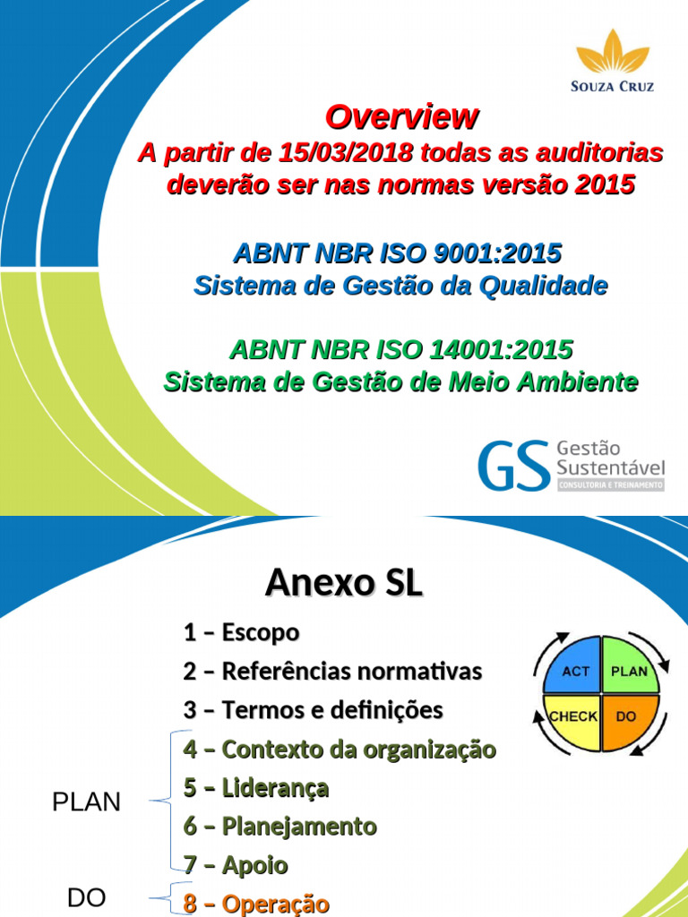 OVERVIEW ISO 9001 - 2015 e ISO 14001 - 2015 | PDF