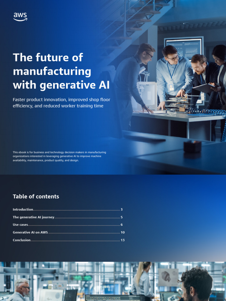 Future of Manufacturing With Generative AI | PDF