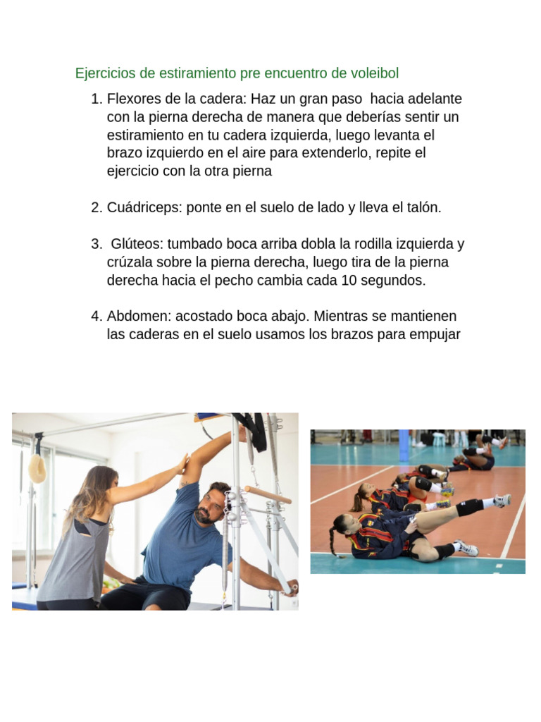 Proyect 2 Seg Semes Voleibol | PDF | Vóleibol