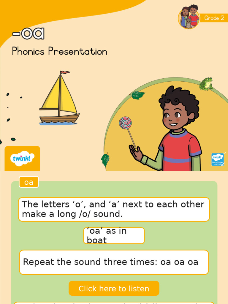Za HL 1677852590 Grade 2 Phonics Oa Powerpoint Presentation Ver 2 | PDF