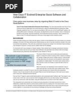 Download How Cisco IT Evolved Enterprise Social Software and Collaboration by Cisco IT SN78076480 doc pdf