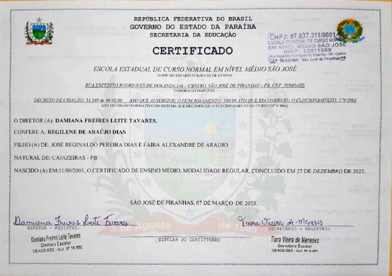 Certifica Do | PDF