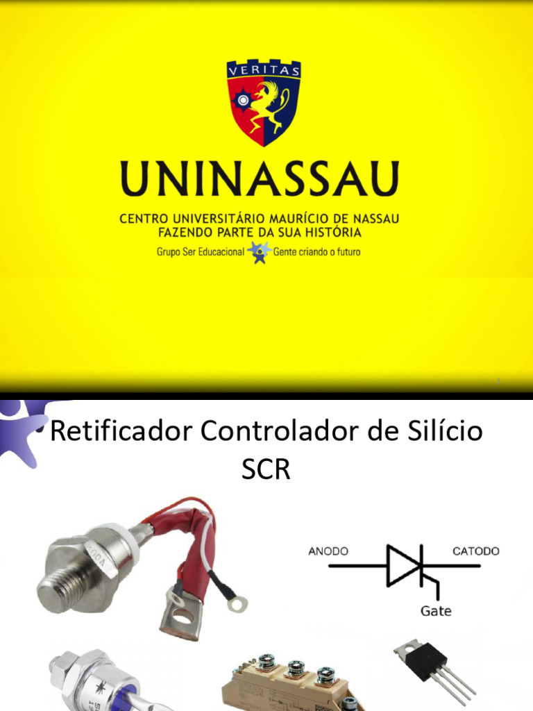 Aula 03 - Eletrônica de Potência - SCR | PDF