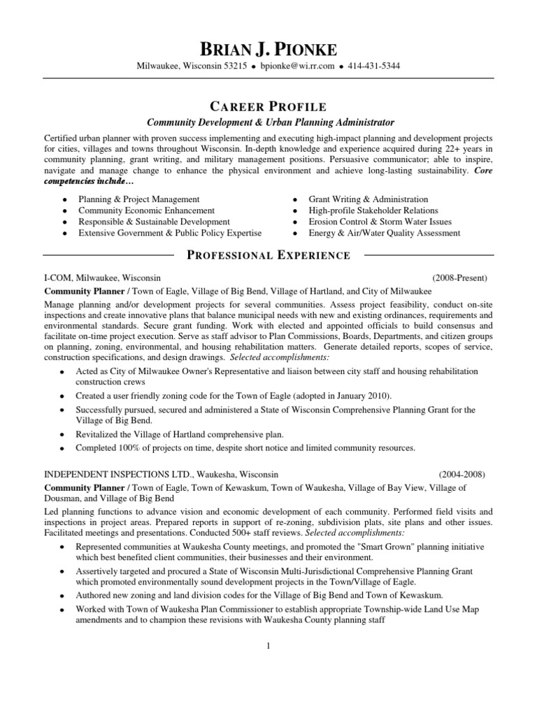 Community Development Director Urban Planning Administrator in