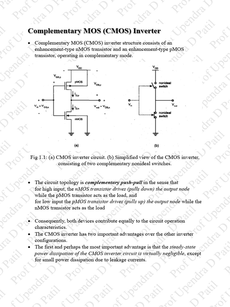 2.1 CMOS Inverter 20210915 | PDF