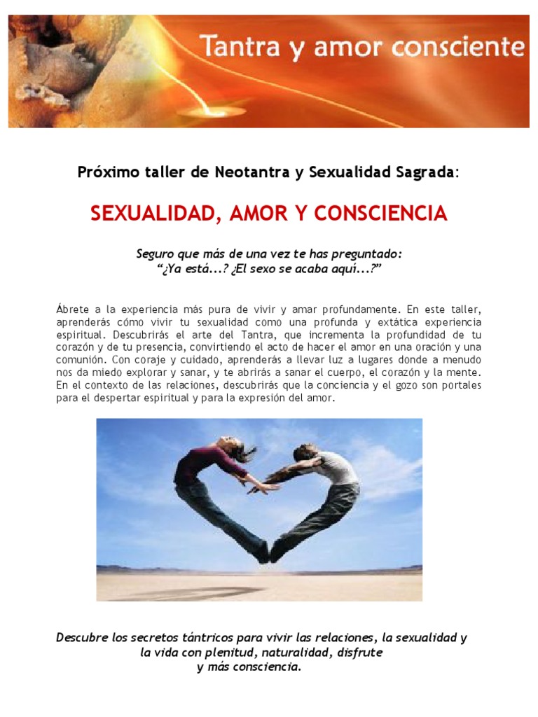 Sexual Id Ad Amor Cons Ciencia Madrid Marzo2011 | PDF | Tantra | Yoga