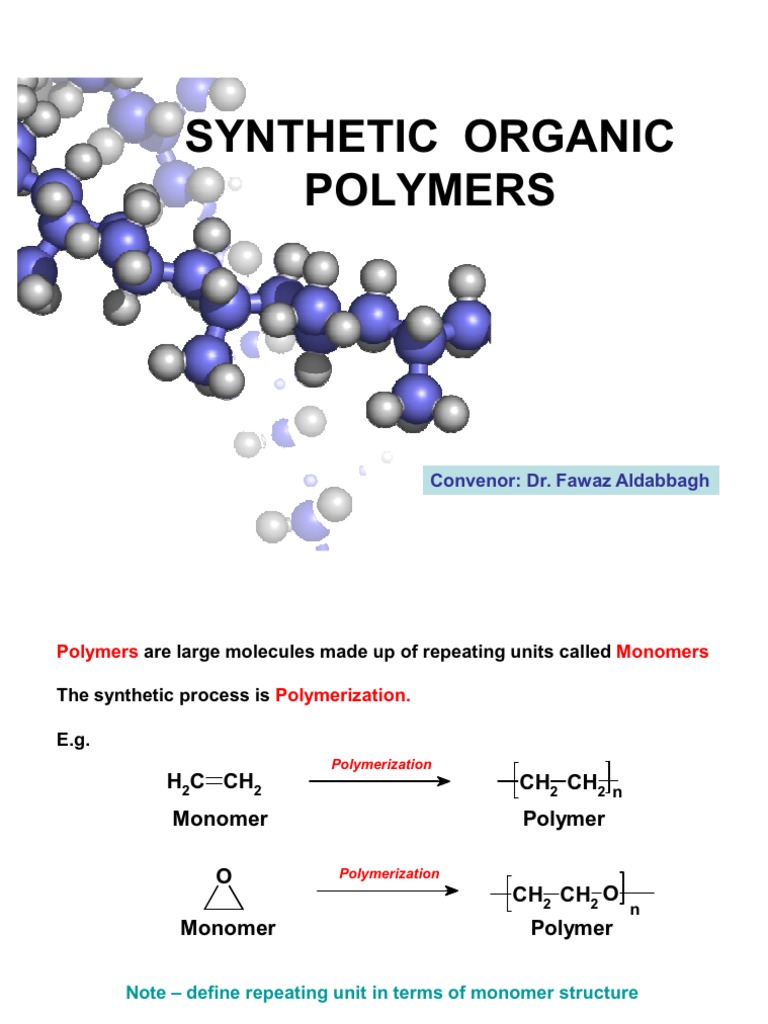 Understanding Polymers and Monomers | PDF | Polymerization | Copolymer