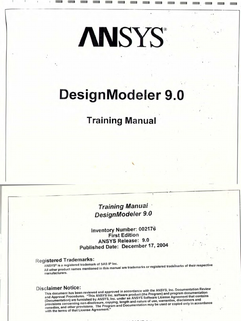Ansys Design Modeler 9.0 - 01-20 | PDF