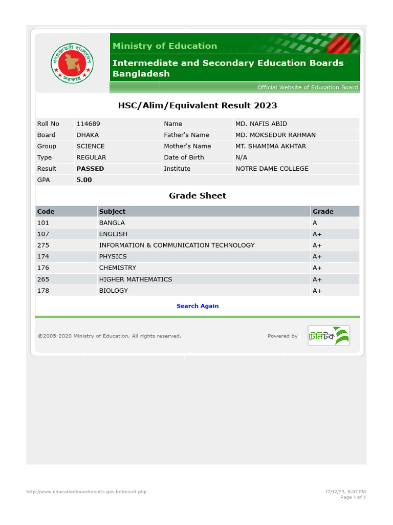 Education Board Bangladesh Pdf