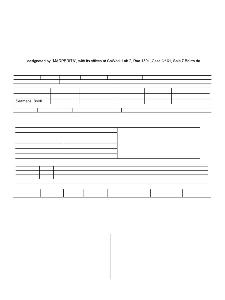 Template SEA Contract Wiper | PDF