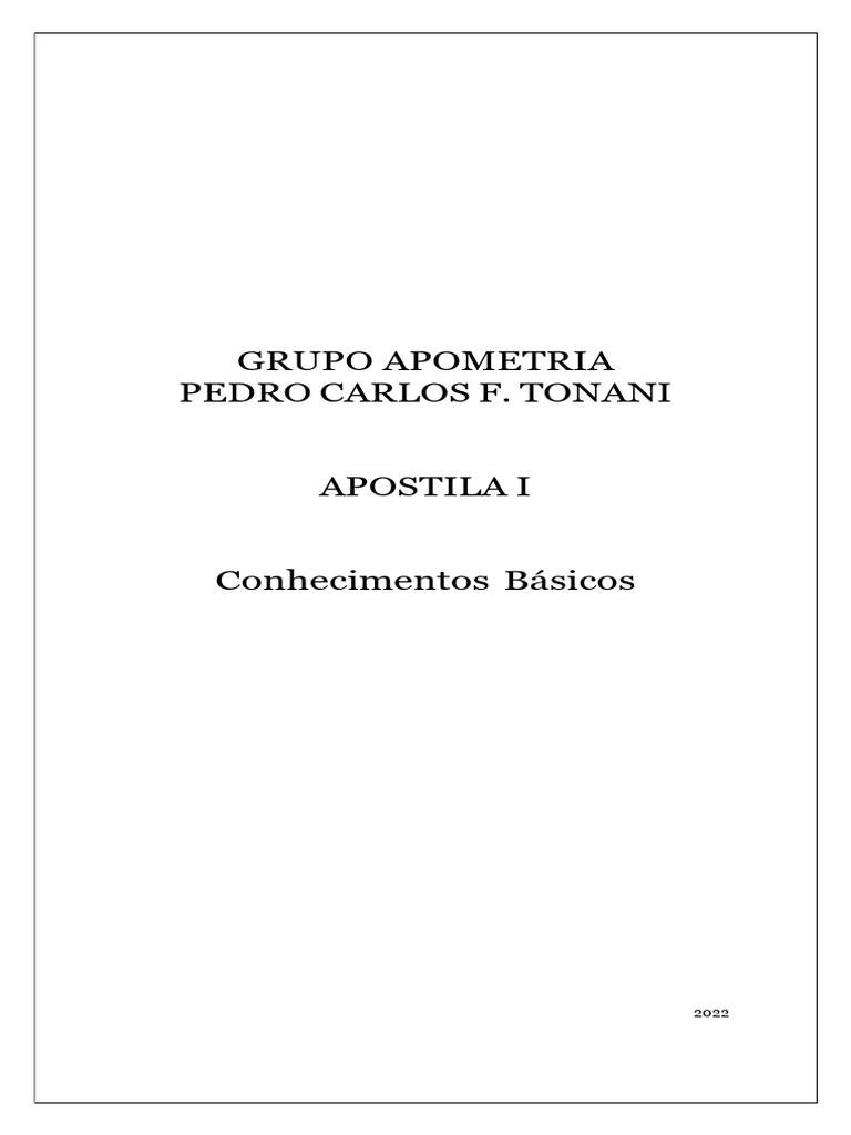 Apometria apostila b sica pdf