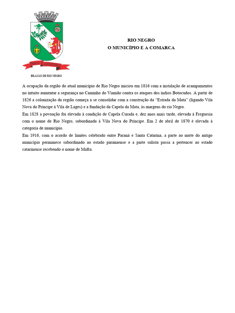 Rio Negro | PDF
